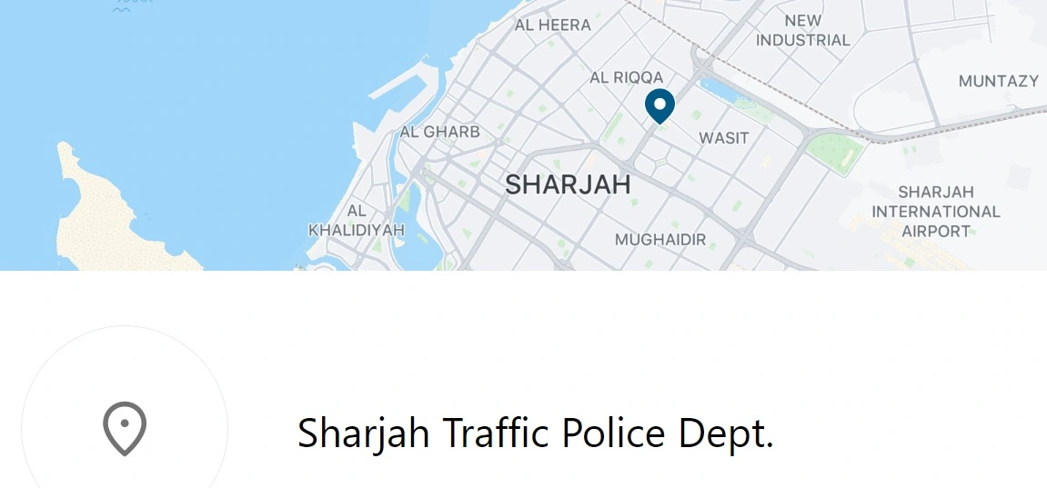 Overview of the Traffic Department Sharjah