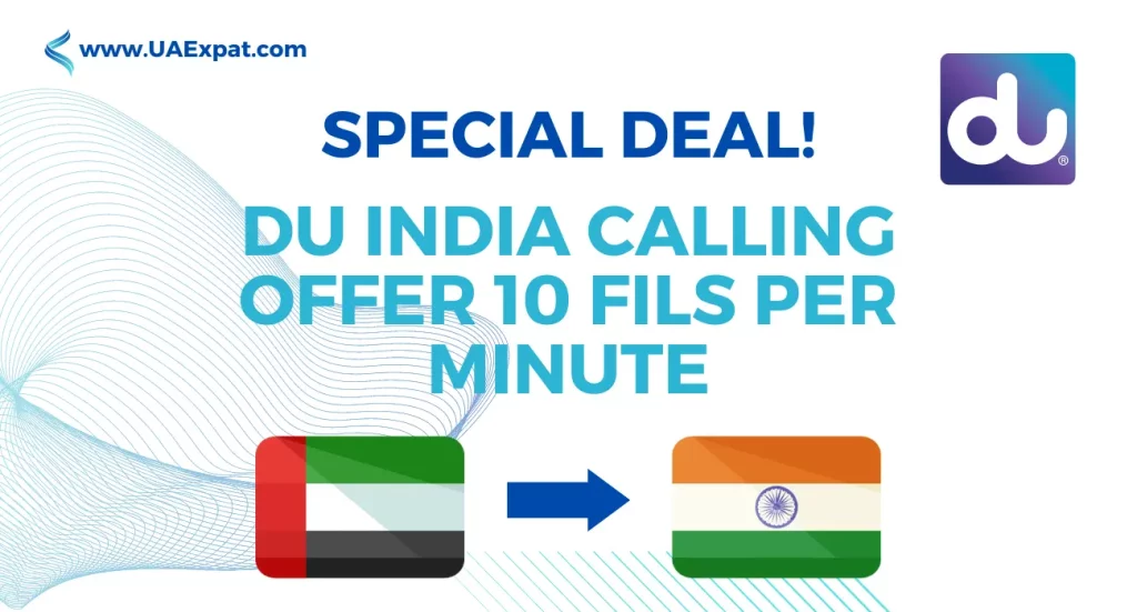 DU India Calling Offer 10 Fils Per Minute