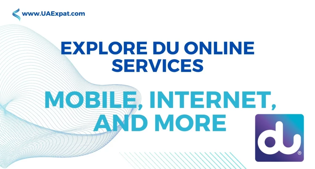 Explore DU Online Services Mobile, Internet, and More