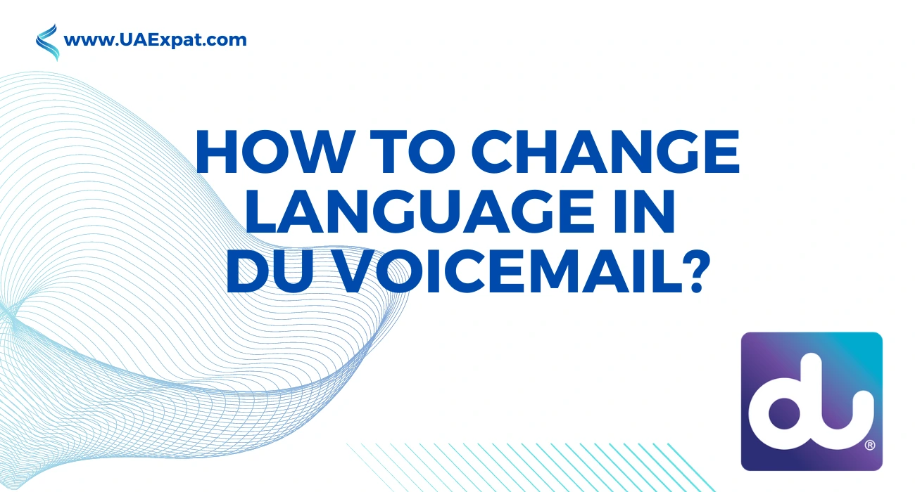 How to change language in DU voicemail