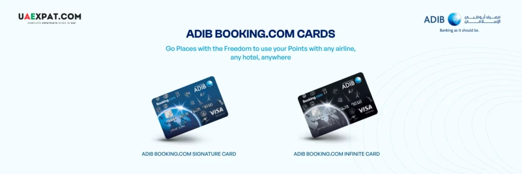 ADIB Booking.com Cards