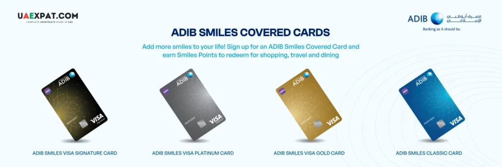 ADIB Smiles Covered Cards